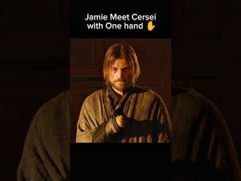 Jamie Meet Cersei with One hand ✋ #shorts #gameofthrones #houseofthedragon