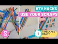 🤯 Heat Transfer Vinyl Hacks: Turn HTV Scraps into Custom Transfers