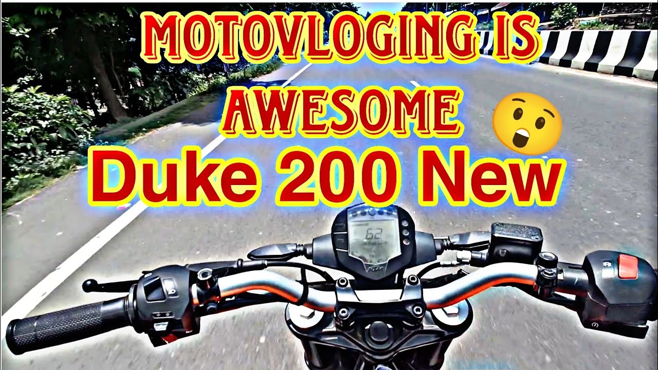 Motovloging is awesome 💯😎 with my Duke queen 👑 Duke 200 bs6