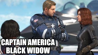 Marvel's Avengers - Kamala Khan Meets Captain America And Black Widow