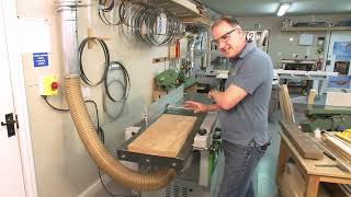 How to surface plane a twisted board safely on a Jointer Planer to produce a face side