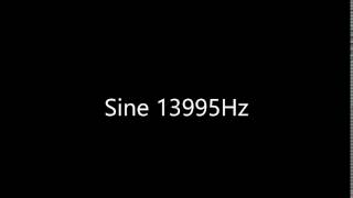Sine 13995Hz Audio Only