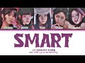 LE SSERAFIM 'SMART' (르세라핌 SMART Color Coded Lyrics)