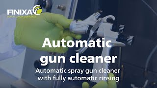 Automatic spray gun cleaner with fully automatic rinsing - AGC 40