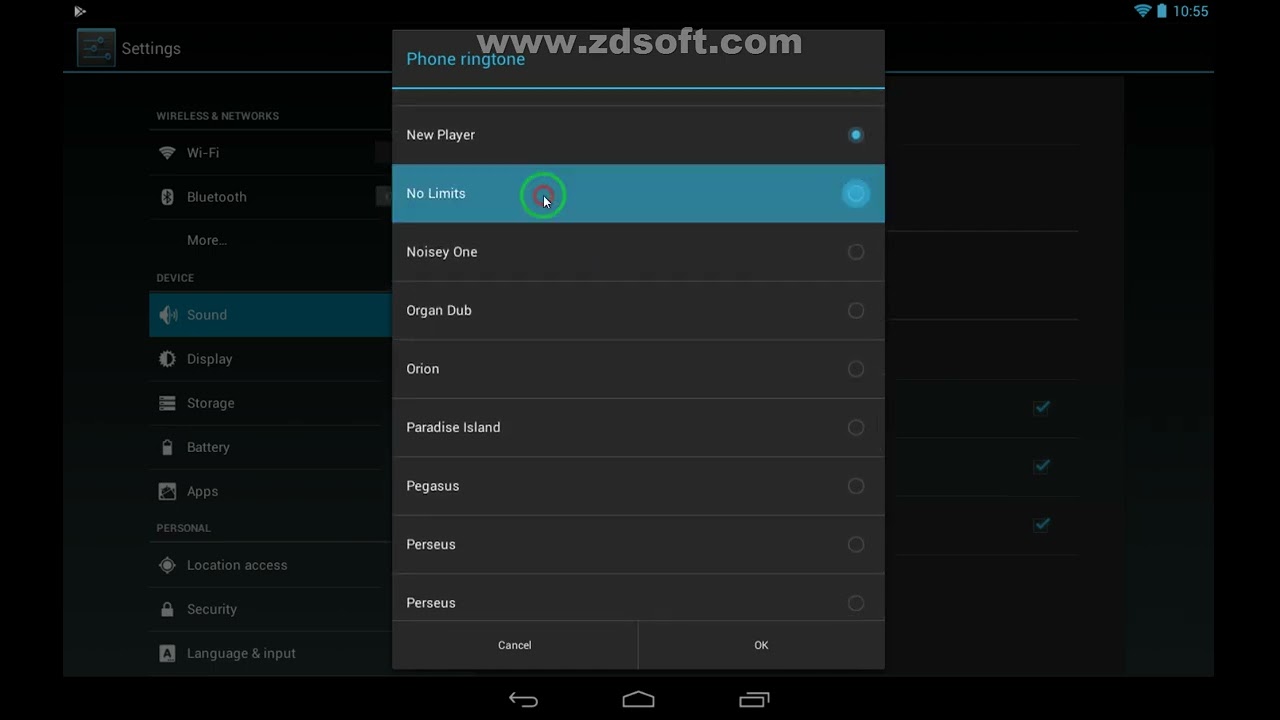 Android Jelly bean 4.2 all ringtones