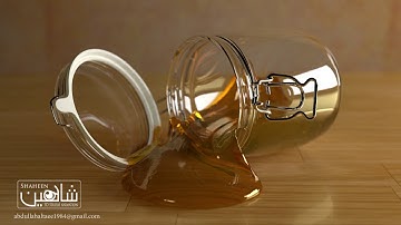 Demo Reel Falling Honey jar Houdini fx and Redshift render