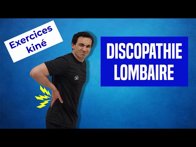 DISCOPATHIE dégénérative lombaire : Exercices Kiné