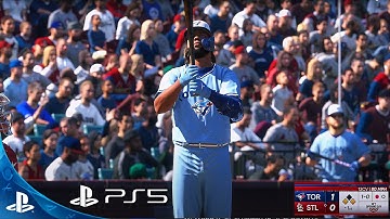 MLB The Show 23! - Live Broadcast Camera Gameplay TOR vs STL (PS5 4K UHD)
