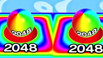 NEW Gameplay 🌈Ball Run 2048🥴All Levels Android, iOS Walkthrough Gameplay BiG UPDATE V.12