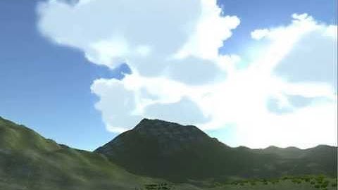 WIP God Rays + Volumetric Clouds in Unity3D