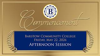 BCC 2026 Commencement 3pm Session
