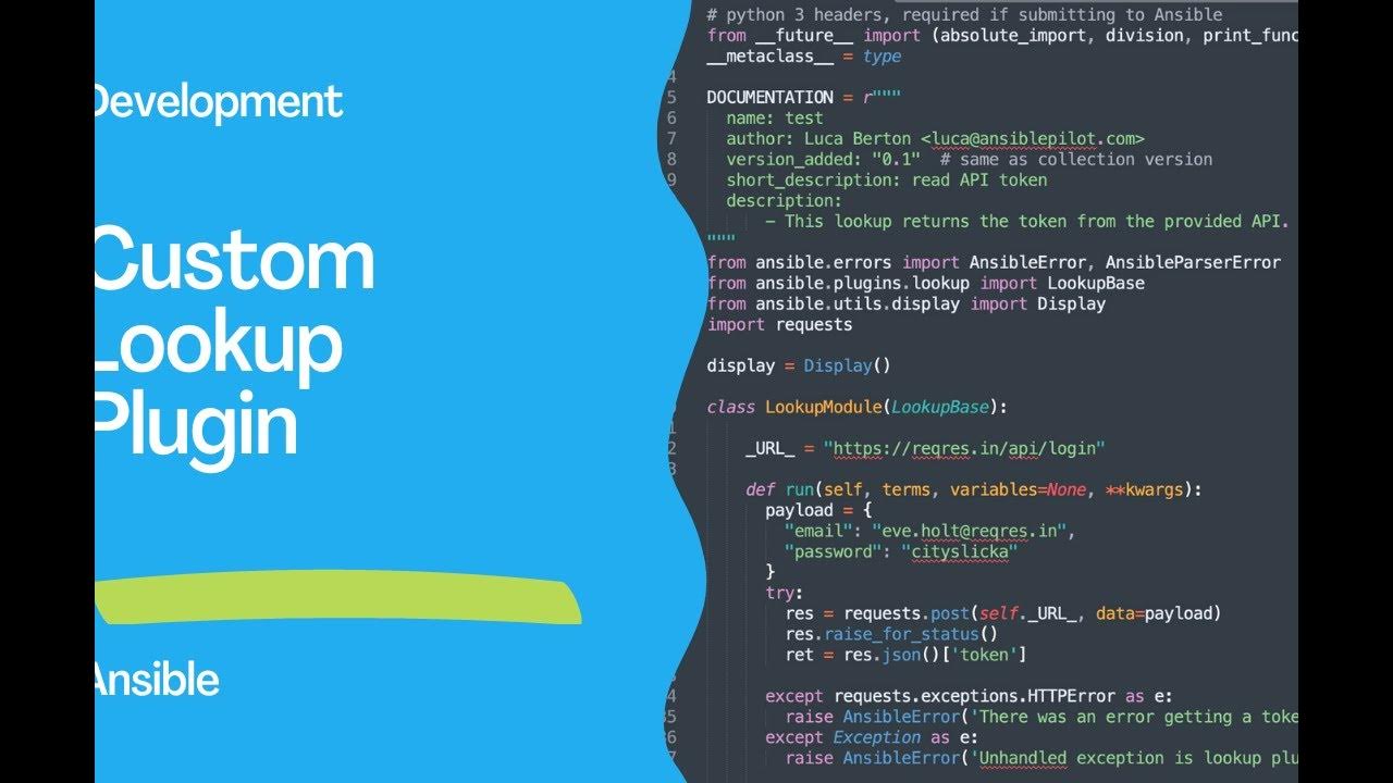 Executing custom lookup plugins in the ansible automation platform