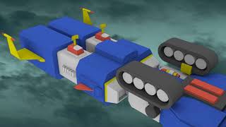 3D Voltes V Animation