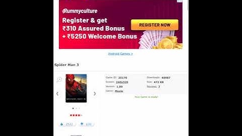 Download Spider-Man 3 for Nokia 3310,216,225.