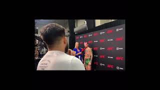 Sean O'Malley interview interrupted by Henry Cejudo
