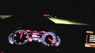 Emergency hard braking from 300km/h Audi A8L 462HP / 1041NM V8 BiTurbo Resimi