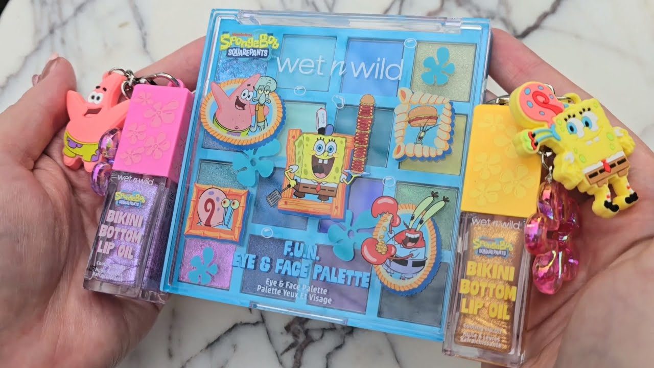Wet n Wild SpongeBob Collection #wetnwildmakeup #makeup #makeupswatches #gratis #spongebob