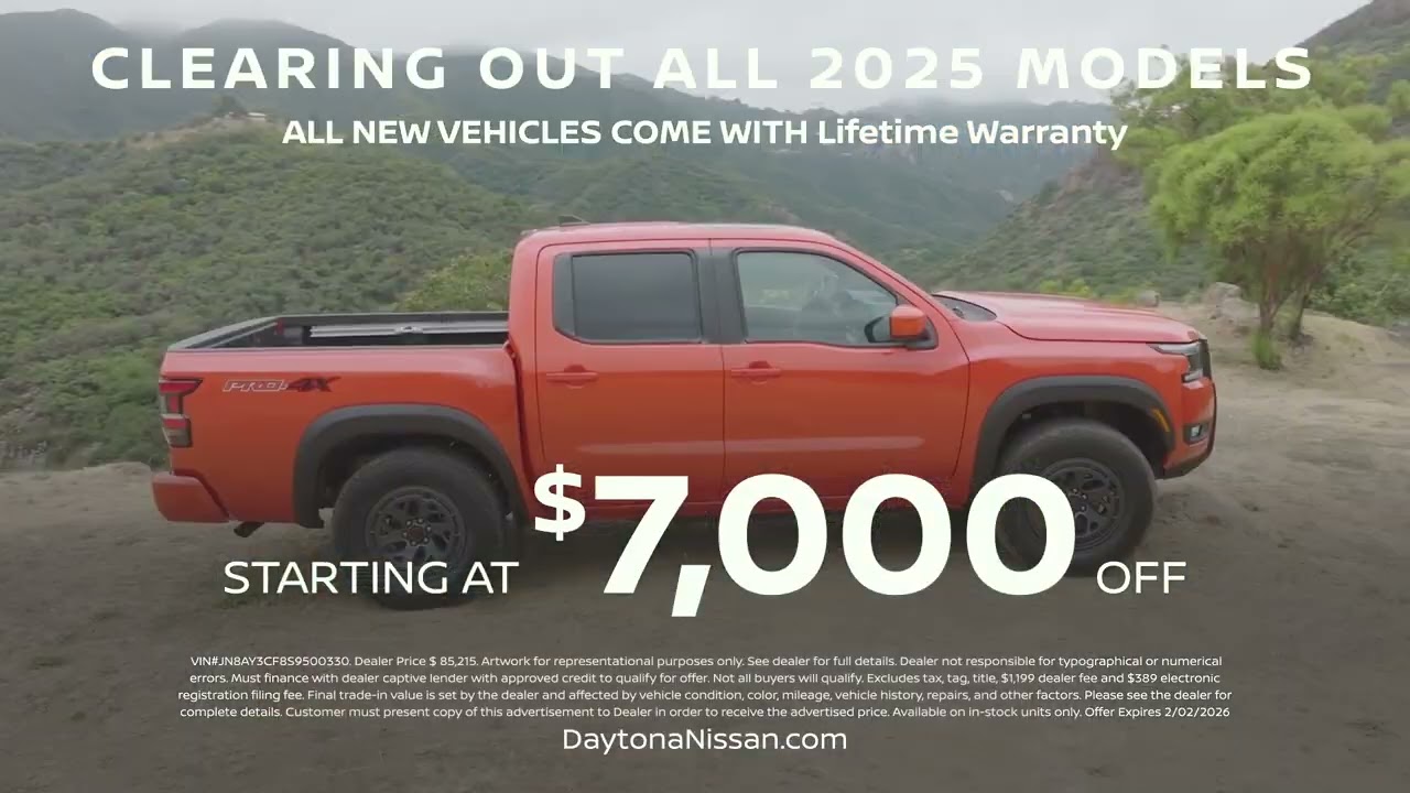 New Year Sales | Daytona Nissan