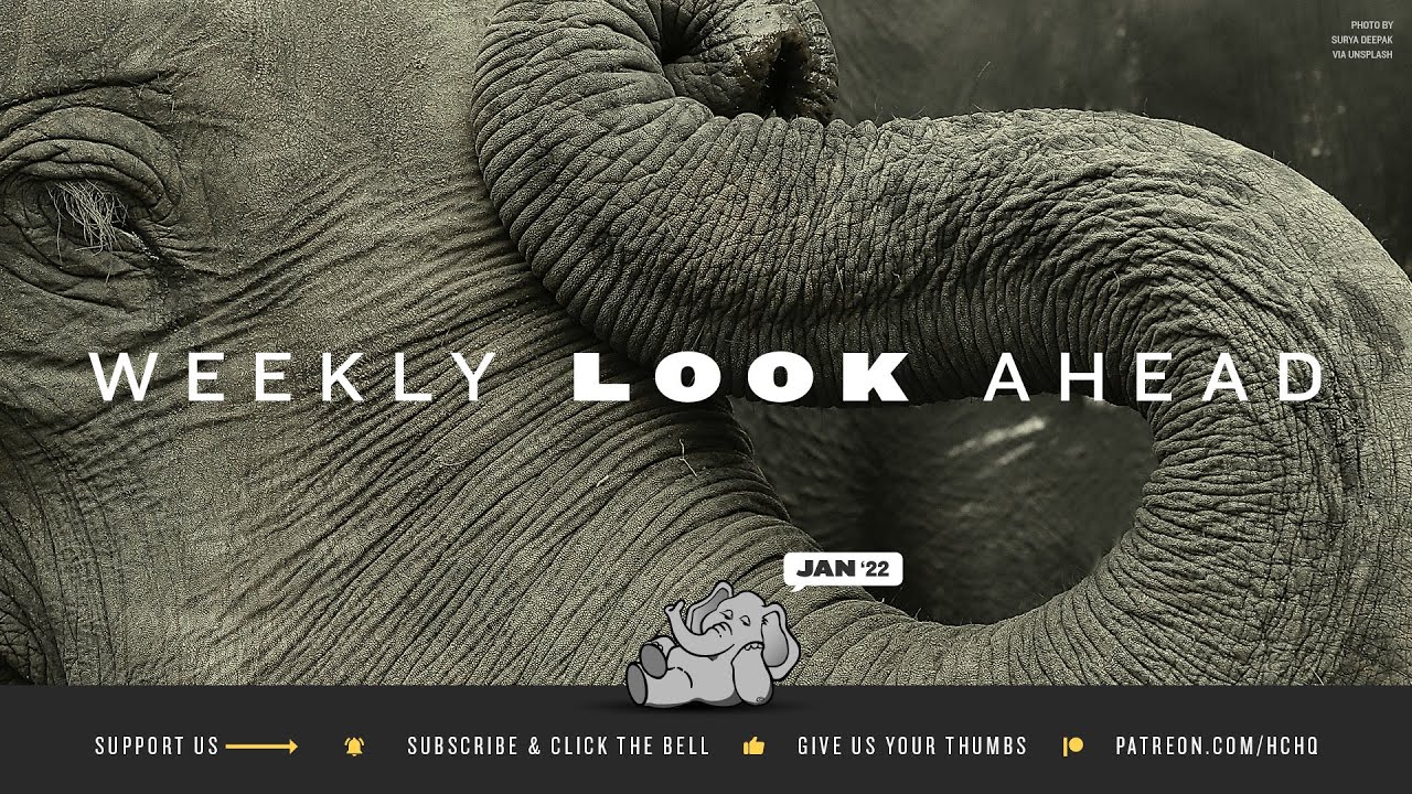 Weekly Look Ahead -Jan 11, 2022!