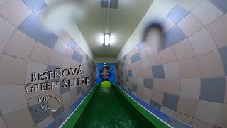 Bešeňová Green Waterslide Family (Night) 360° VR POV Onride
