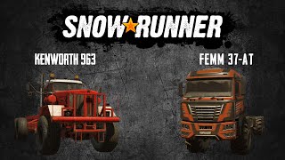 SnowRunner Обзор Kenworth 963 и FEMM 37 AT