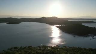 Ayvalikta Drone Çeki̇mi̇ Gün Batimi