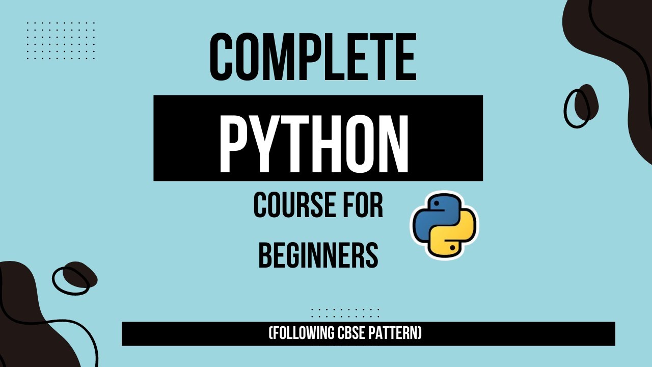 INTRO: Python complete series (for Class XI and XII CBSE Students ...
