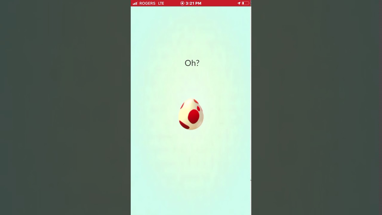 POKÉMON GO RED EGG HATCHING