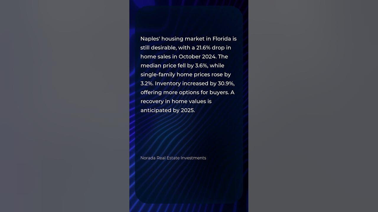 Naples Housing Market Trends and Forecast 20252026 YouTube