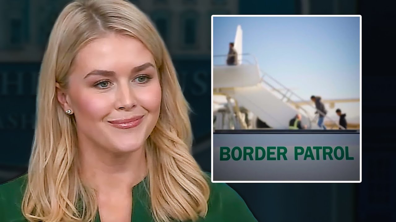 WH Press Sec. Defends Sadistic Deportation Post with Smirk