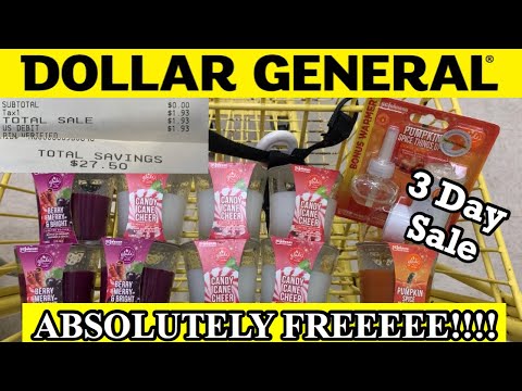 Dollar General Couponing | 🔥 FREE GLADE CANDLES 🔥 | 3-Day Sale
