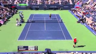 US Open 2011 Murray   Isner highlights