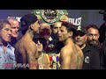 Ryan Garcia vs Barrios Weigh-Ins