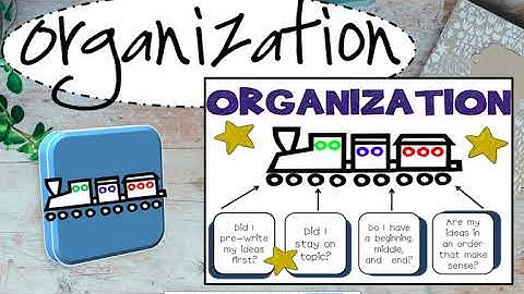 Writing Lesson - 6 Traits  - Organization