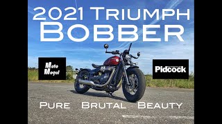 2021 Triumph Bobber. Pure. Brutal. Beauty.