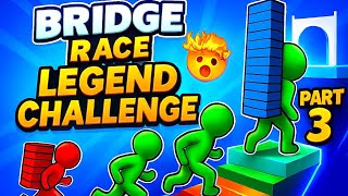 Bridge Race Legend Challenge Part 3 – Hardest Levels Ever! 🔥 screenshot 1