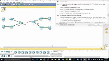 CCNA2-Chapter4 Investigating Directly Connected Routes