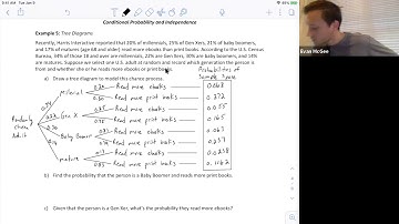 5.3: Conditional Probabilities and Independence (Part 2)