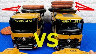 Rc Huina Truck 1573 573 Versus Vs 1582 582 Power Super Test Dump