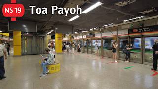 Toa Payoh Mrt Station (Exit B To Platform B) Inside & Out North - South Line
