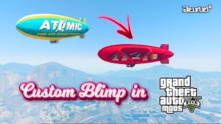 How To Change Texture for Custom Blimp in GTA V Mod | GTA 5 | GTA V | Sanz