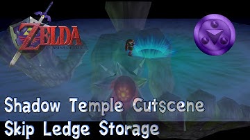 Zelda: Ocarina of Time ~ Shadow Temple Cutscene Skip w.Ledge Storage (TAS)