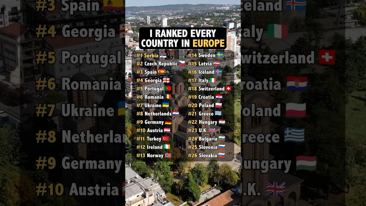 I Ranked Every Country In Europe