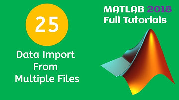 25 MATLAB Beginners Tutorial- Data Import From Multiple Files