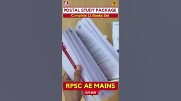 RPSC AE Mains Complete Postal Study package for Civil Engineering Students #rpscaen #zonetech