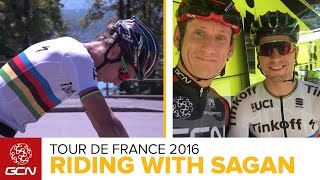 Riding With Peter Sagan & Oleg Tinkov Tour De France 2016 Rest Day Ride With Tinkoff