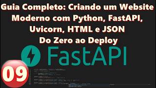 Learn how to create a complete website in Python using FastAPI, Uvicorn, HTML, and JSON!