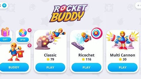 ROCKET BUDDY NEW UPDATE MULTI CANNON GAMEPLAY