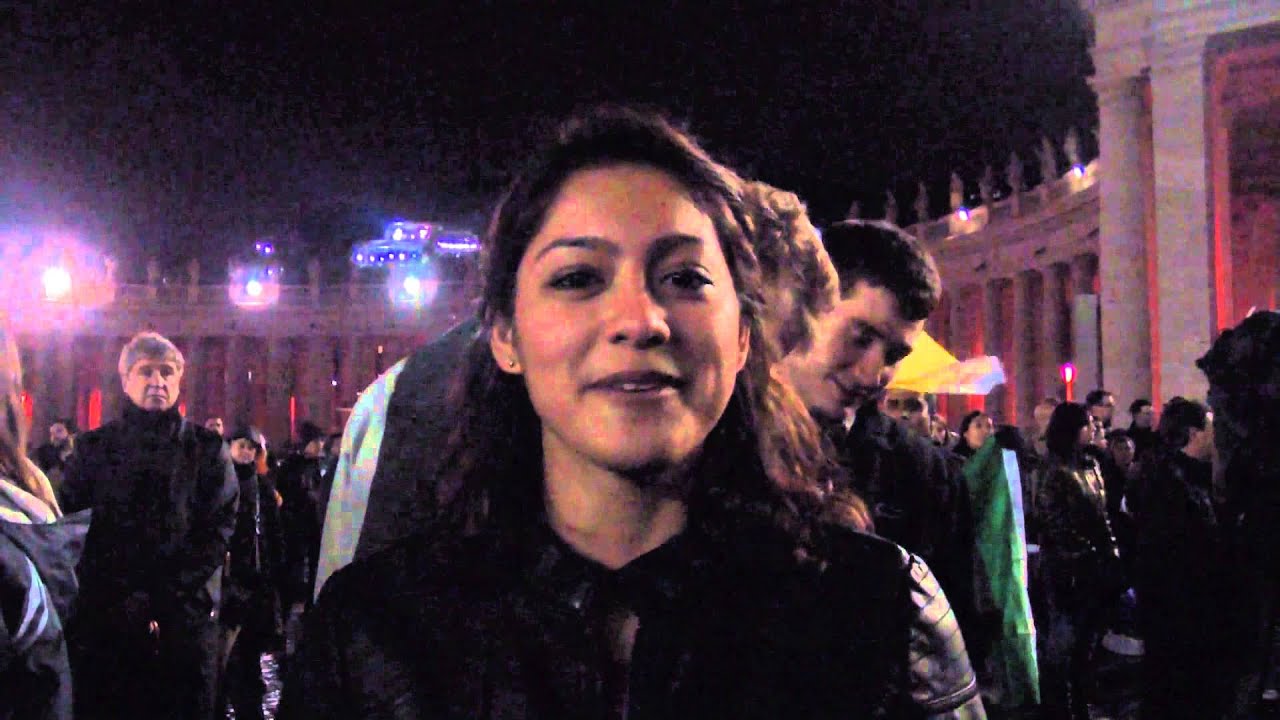Young pilgrims in St.Peter Square