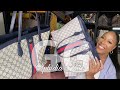 Gucci Ophidia Tote Navy Blue | MakeupMesha